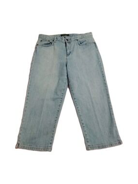 Lauren Ralph Lauren Women's Jeans Sz 10 Light Wash Straight Crop mom style